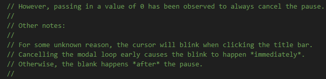 The winit maintainers also had no idea why this happens